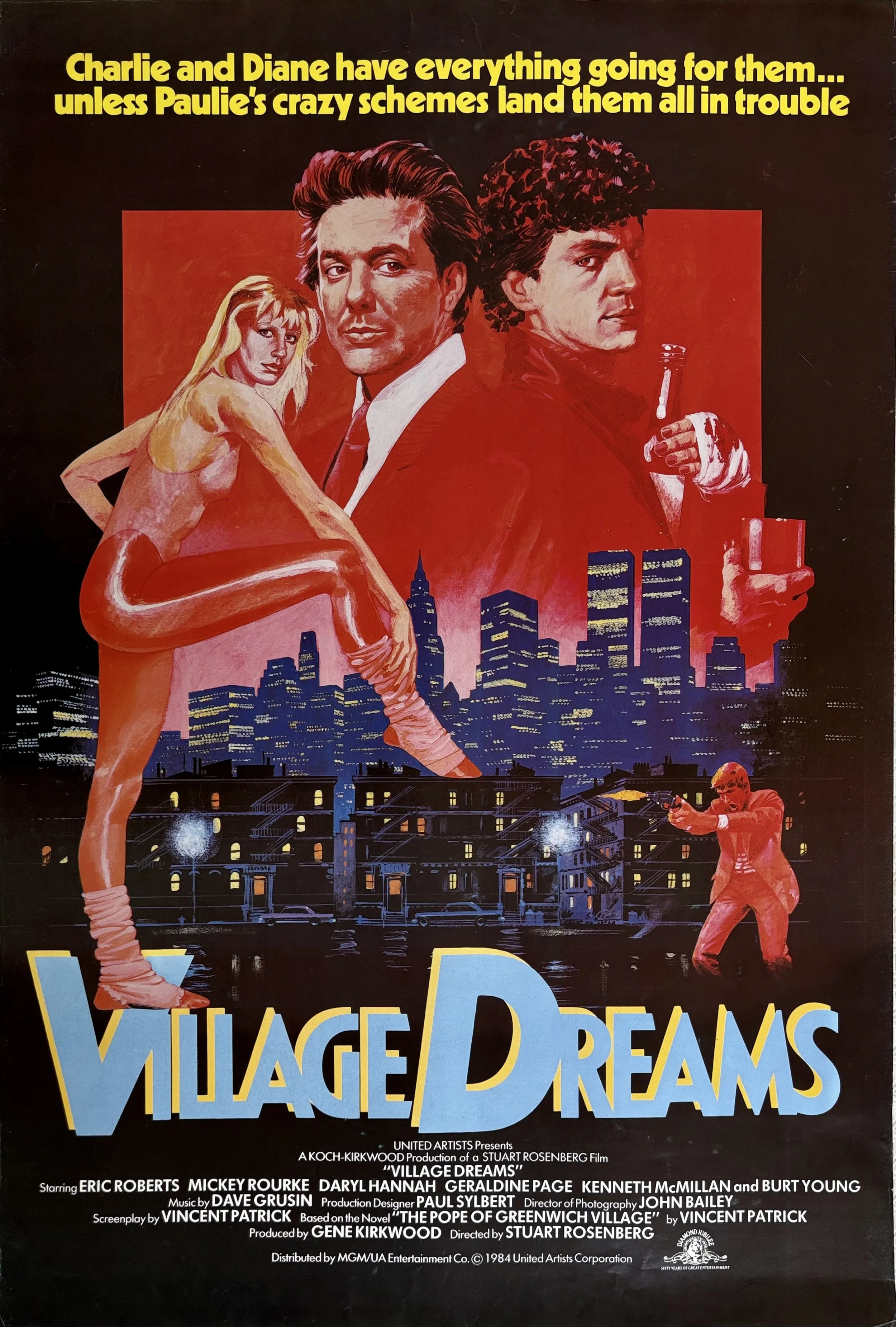 Village Dreams (aka The Pope Of Greenwich Village) 1984 One Sheet Poster