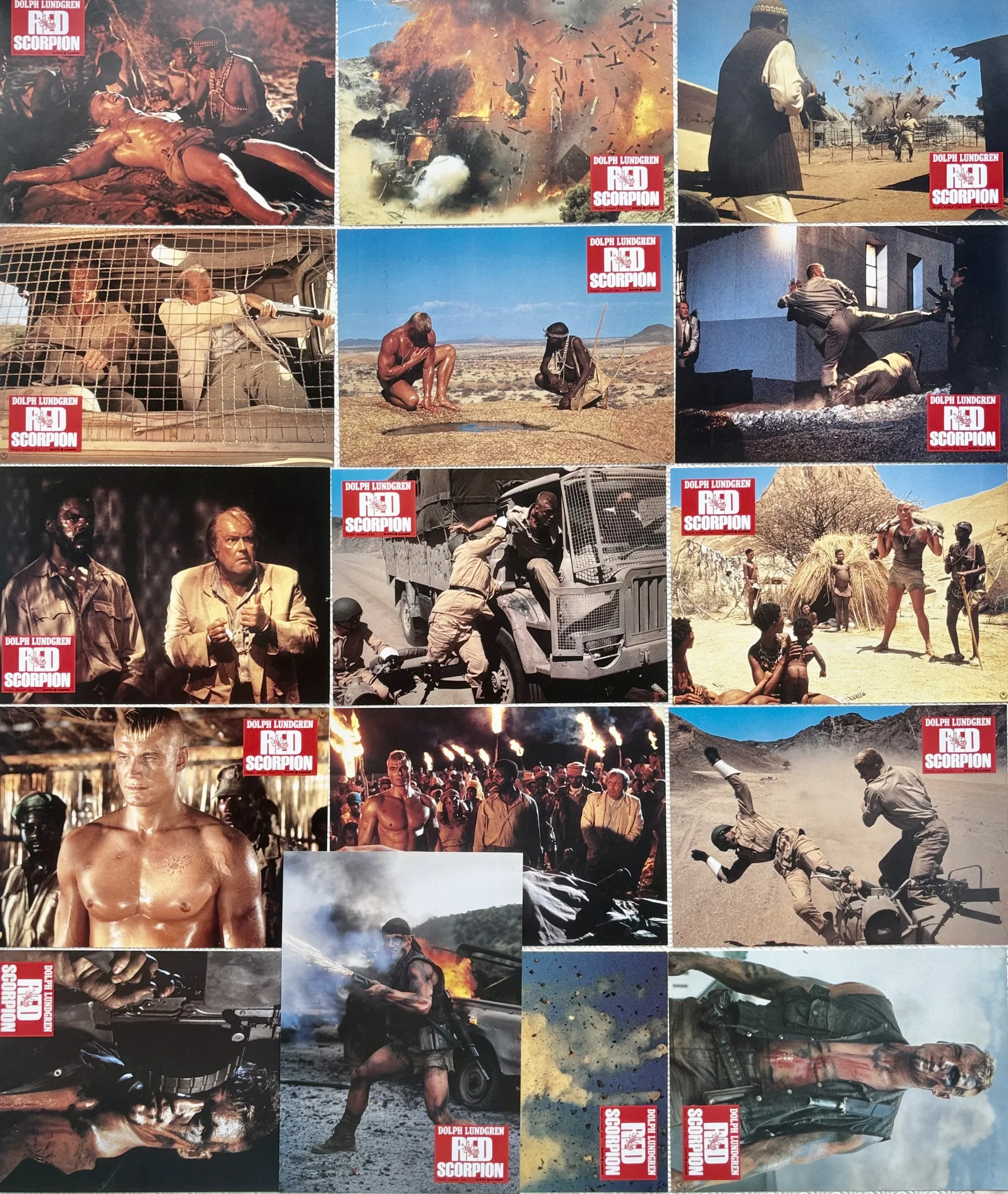 Red Scorpion Lobby Cards