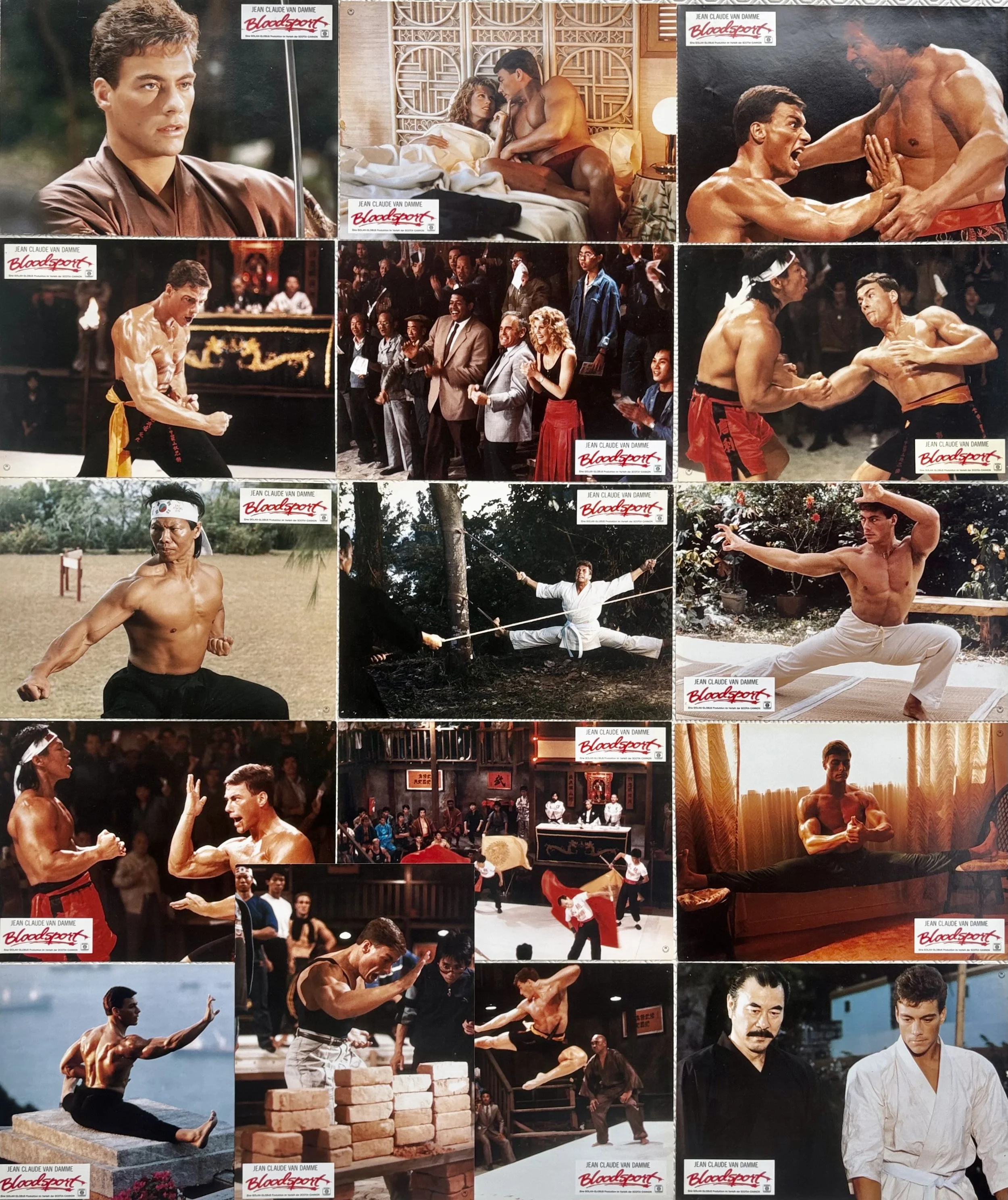 Bloodsport Lobby Cards