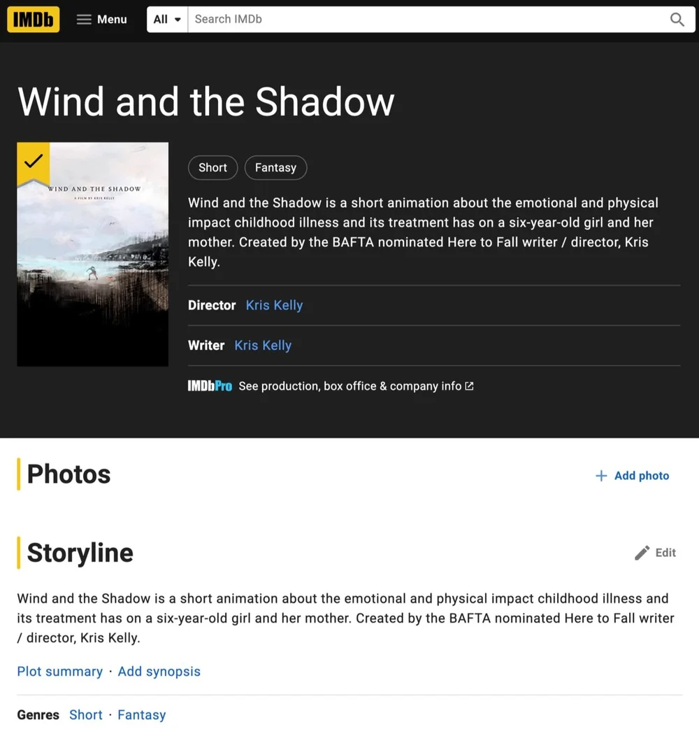 Credit - Wind and the Shadow - IMDb