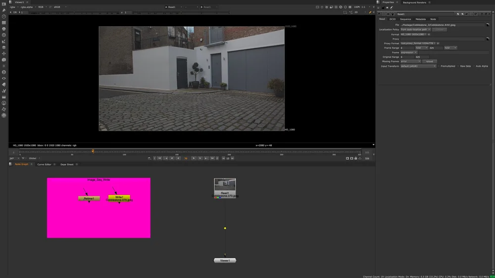 Retime Node to select chosen frames