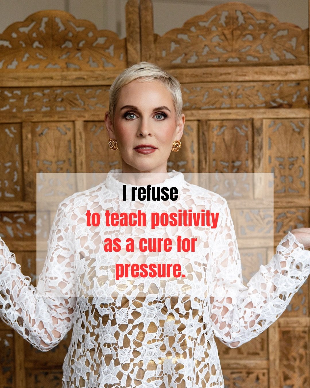 Toxic positivity only shames you for feeling the weight of holding the businesses, the family, the friendships all together. 

If I could go back to younger Tracy, the year I launched my first business I would tell her this:

Name the pain, name the 