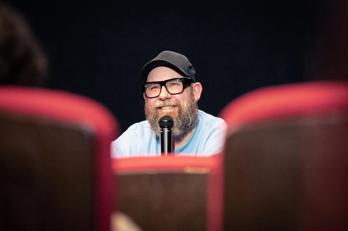 Stockholm, Sverige - 12 Februari 2023⁠
⁠
Anders Frid&eacute;n (@andersfridn) svarar p&aring; fr&aring;gor p&aring; scen p&aring; Indio Cinema (@indiostudios) under f&ouml;rhandsvisning av minidokument&auml;ren The Journey Home som handlar om In Flame