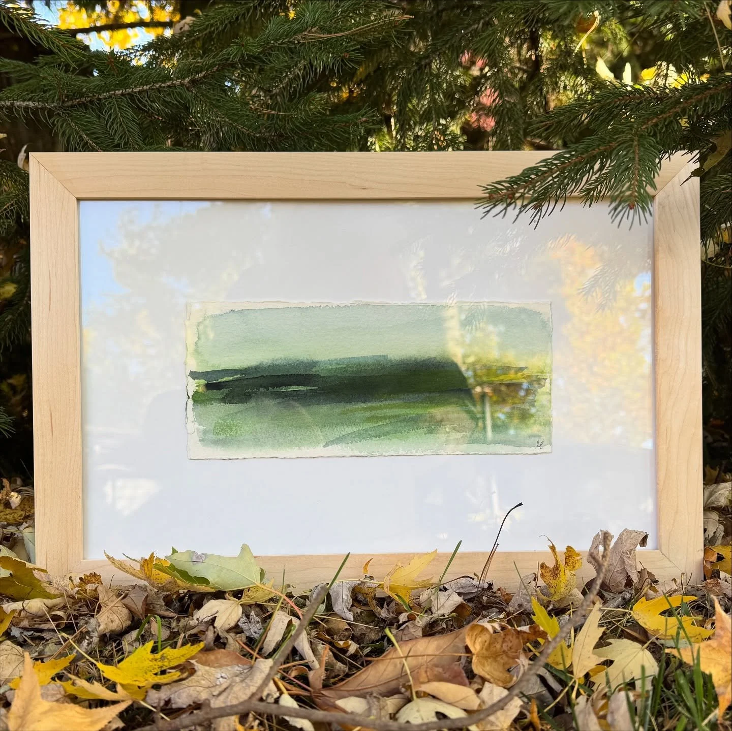 Delivering these two watercolor paintings today to show in this weekend&rsquo;s &ldquo;Transcending Limitations&rdquo; art show and sale at Frankfort Community Library! 

I love these because they conjure for me both the quiet depth of nature and the