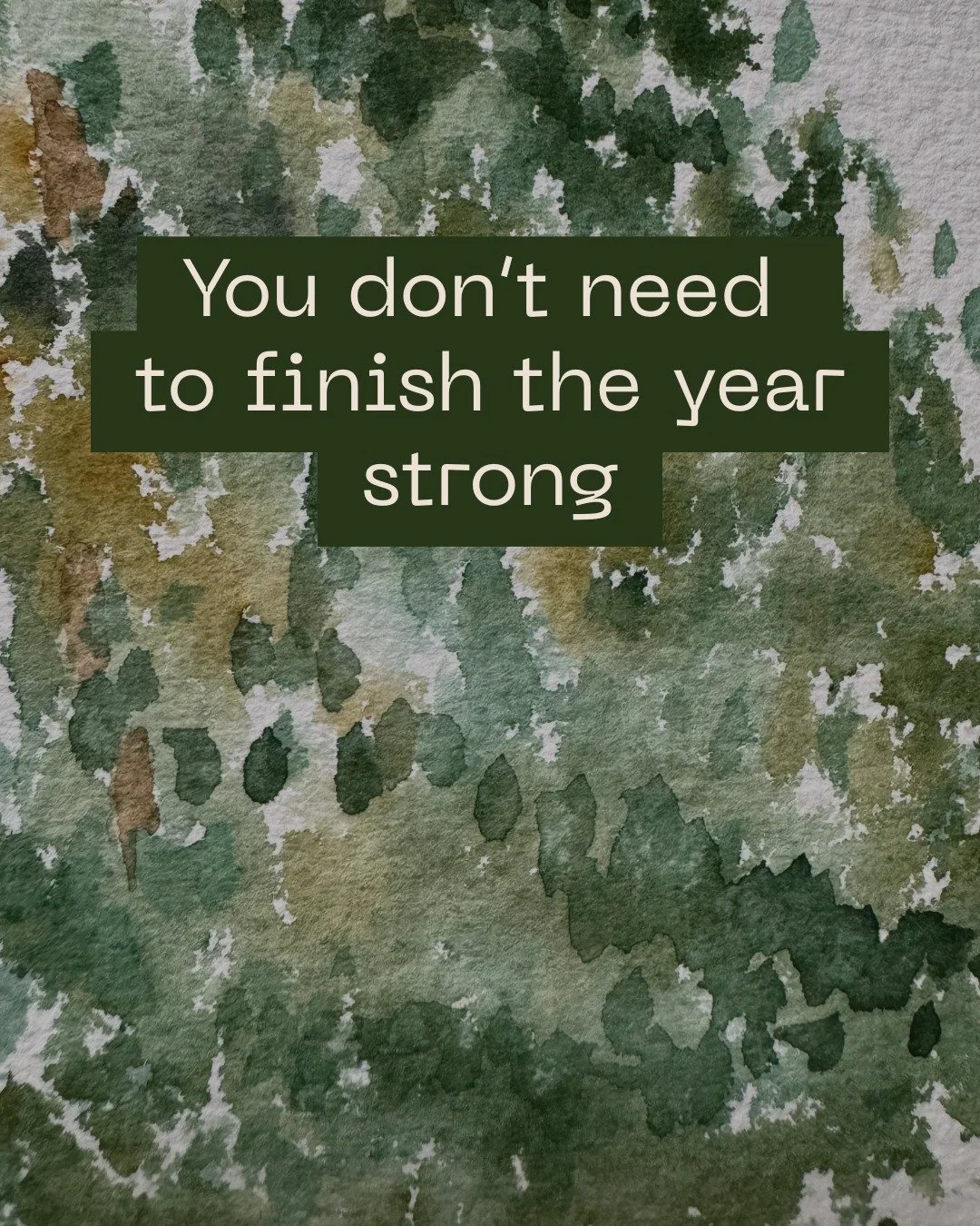 This time of year can be loud with expectations.

But if you&rsquo;re feeling tired, scattered, or a little disconnected, I want you to know you don&rsquo;t need to finish the year strong. You&rsquo;re allowed to finish it gently.

Rooted Reset is a 