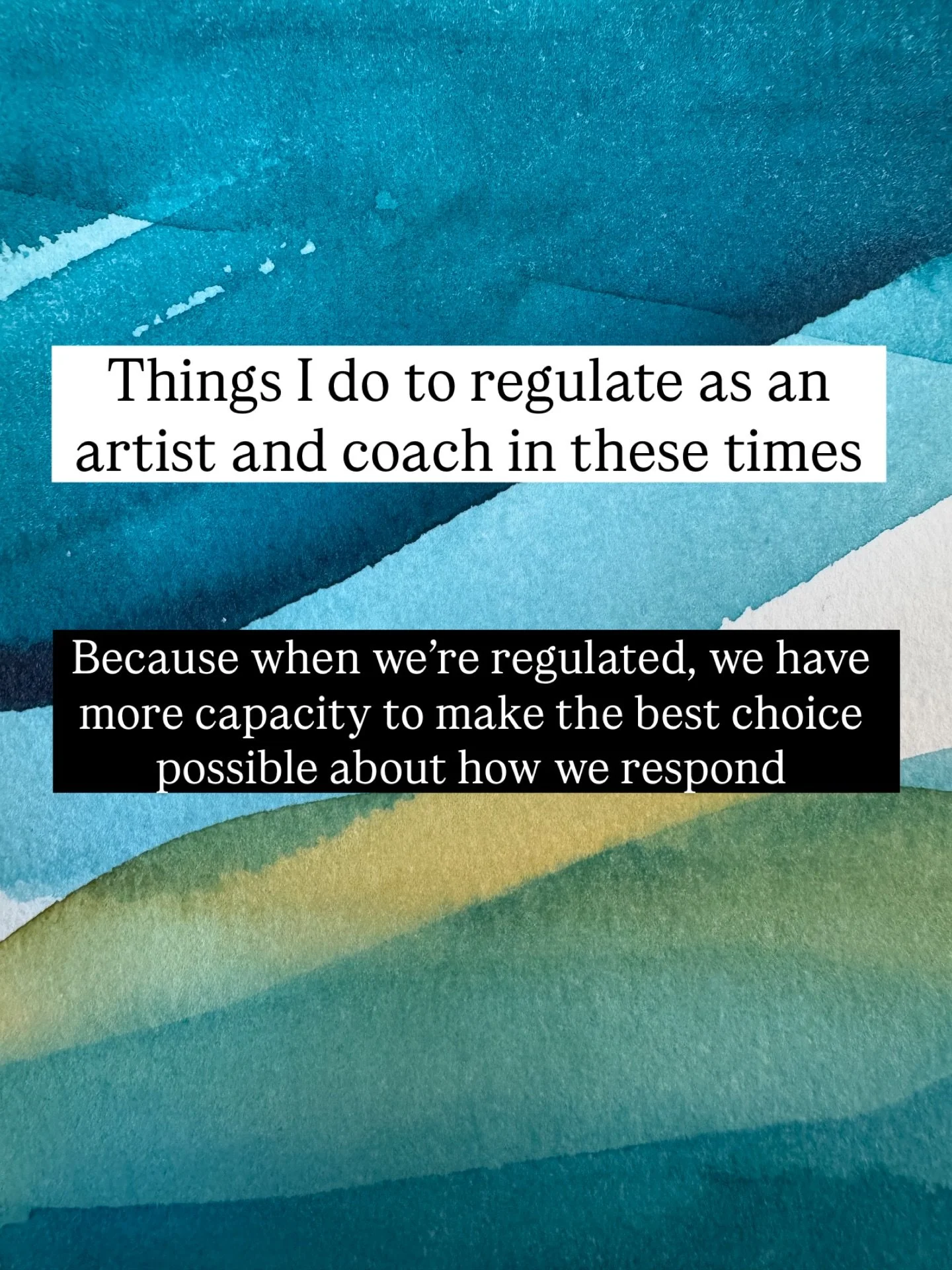 There&rsquo;s a lot coming at us at the moment and it can really get us riled up and overload our nervous systems. Here are some things I&rsquo;ve been doing to help me stay regulated, so I&rsquo;ve got the capacity and energy to take action that fee