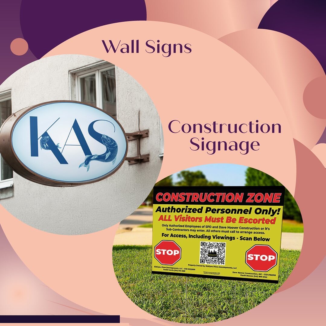 Custom Signs for ALL Industries #signs #wallsigns #constructionsigns #regulatorysigns #regulatorycompliance #monumentsigns #directionsigns #digitalsignage #neonsigns #canopysigns #windowsign #windowsigns #graphicdesign #graphtography