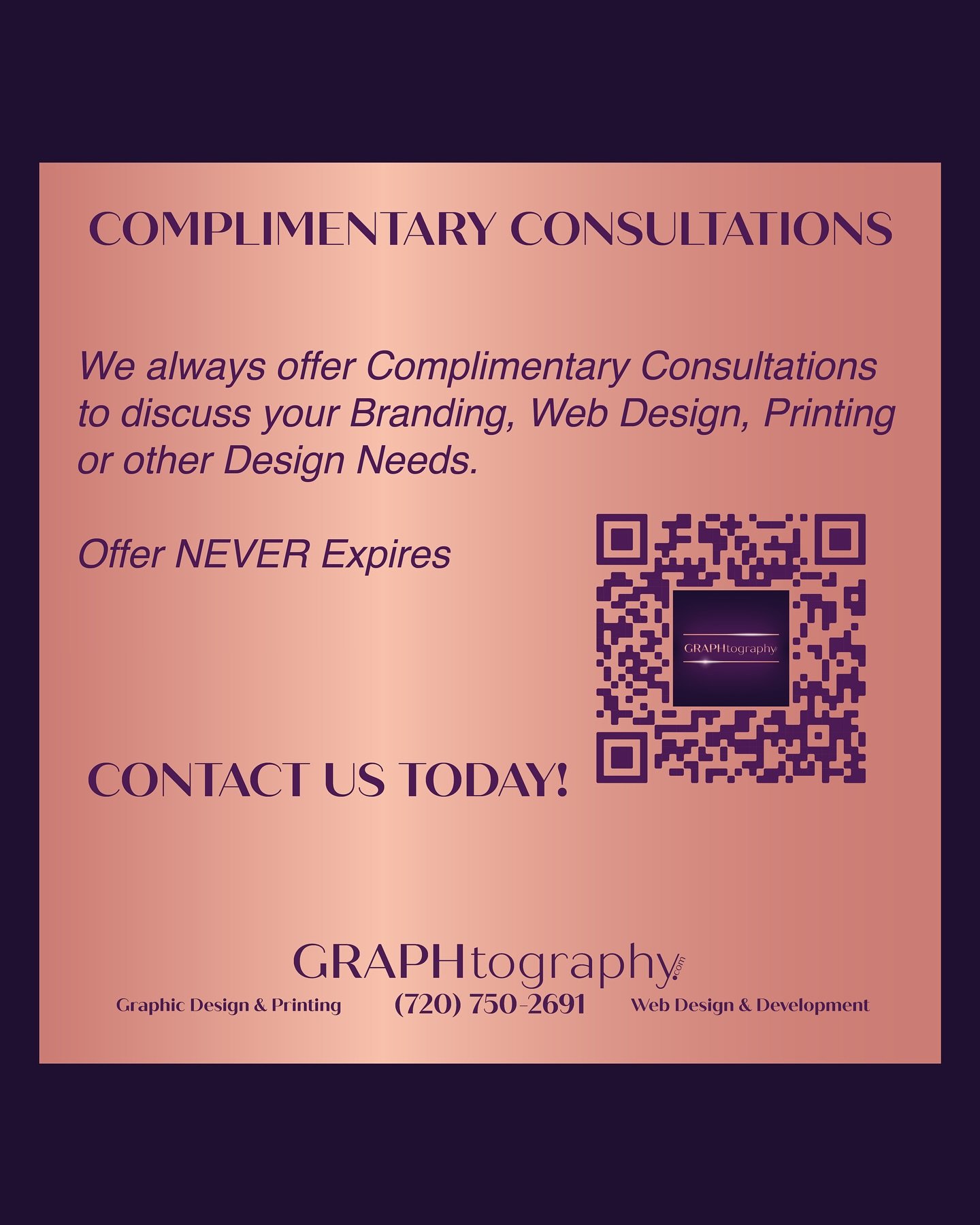 Need a design refresh?

We&rsquo;re here to help! 

Book a FREE Consultation with GRAPHtography to discuss your branding and marketing needs. Let&rsquo;s work together to elevate your brand and achieve your goals. 

#branding #webdesign #graphicdesig
