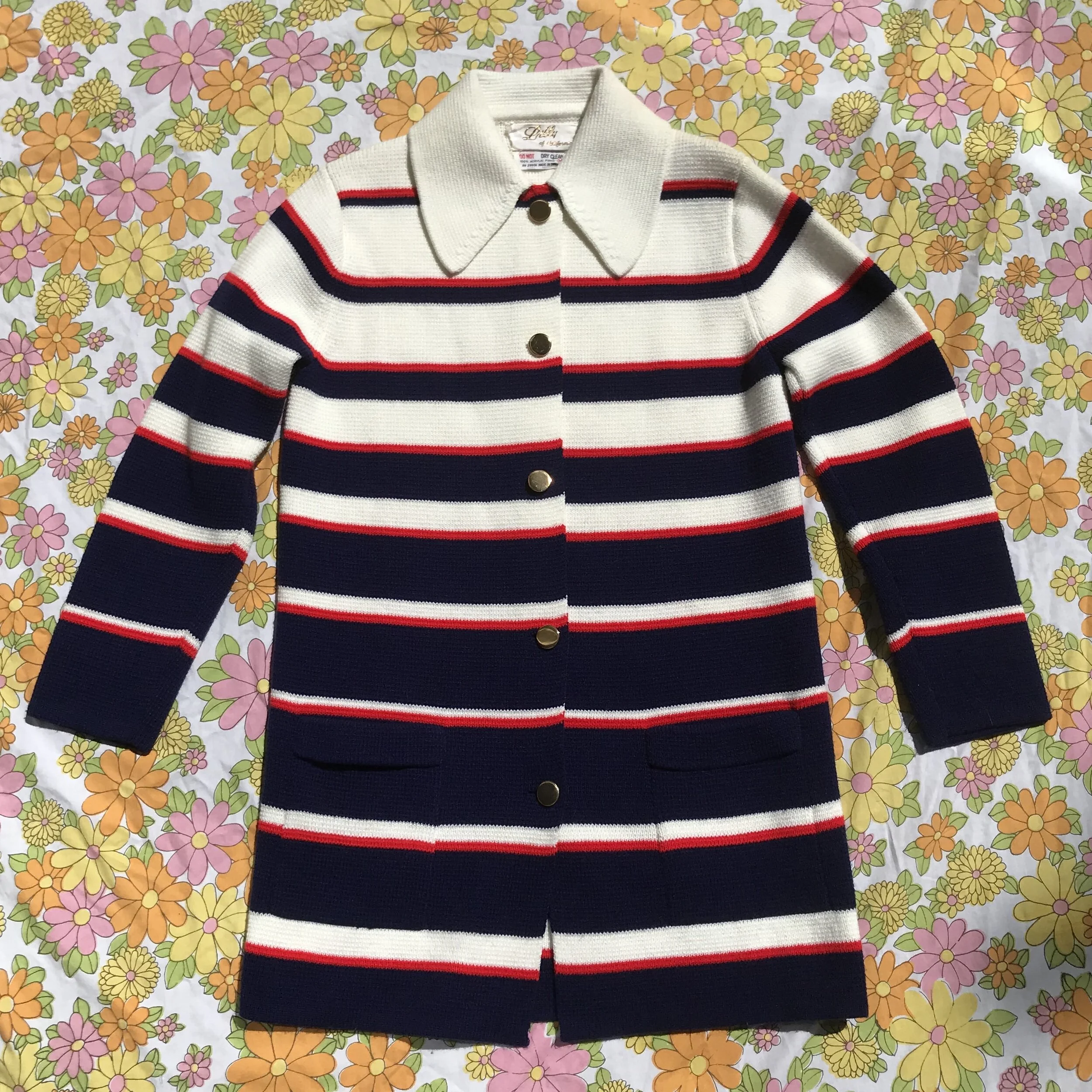 Vintage 60s Lilly of California Cardigan