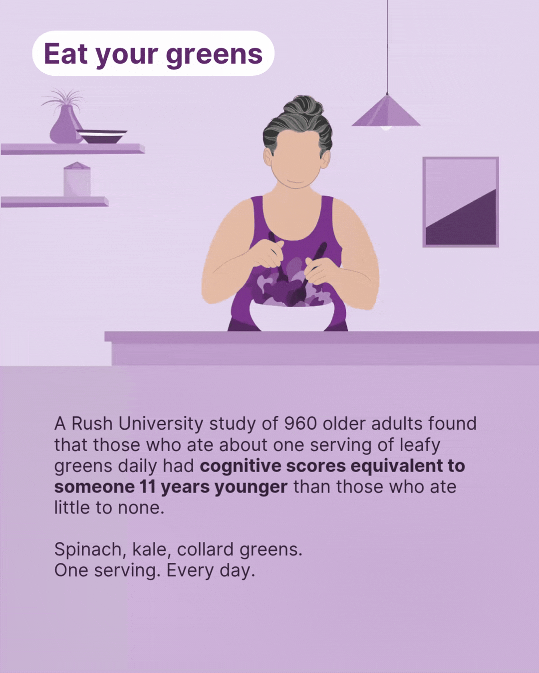woman mixing a salad