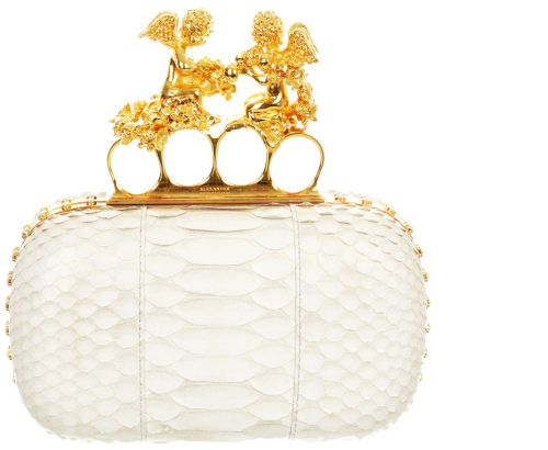 &nbsp; &nbsp; &nbsp;Alexander Mcqueen | 2012 | Python Cherub Knuckle Duster Clutch