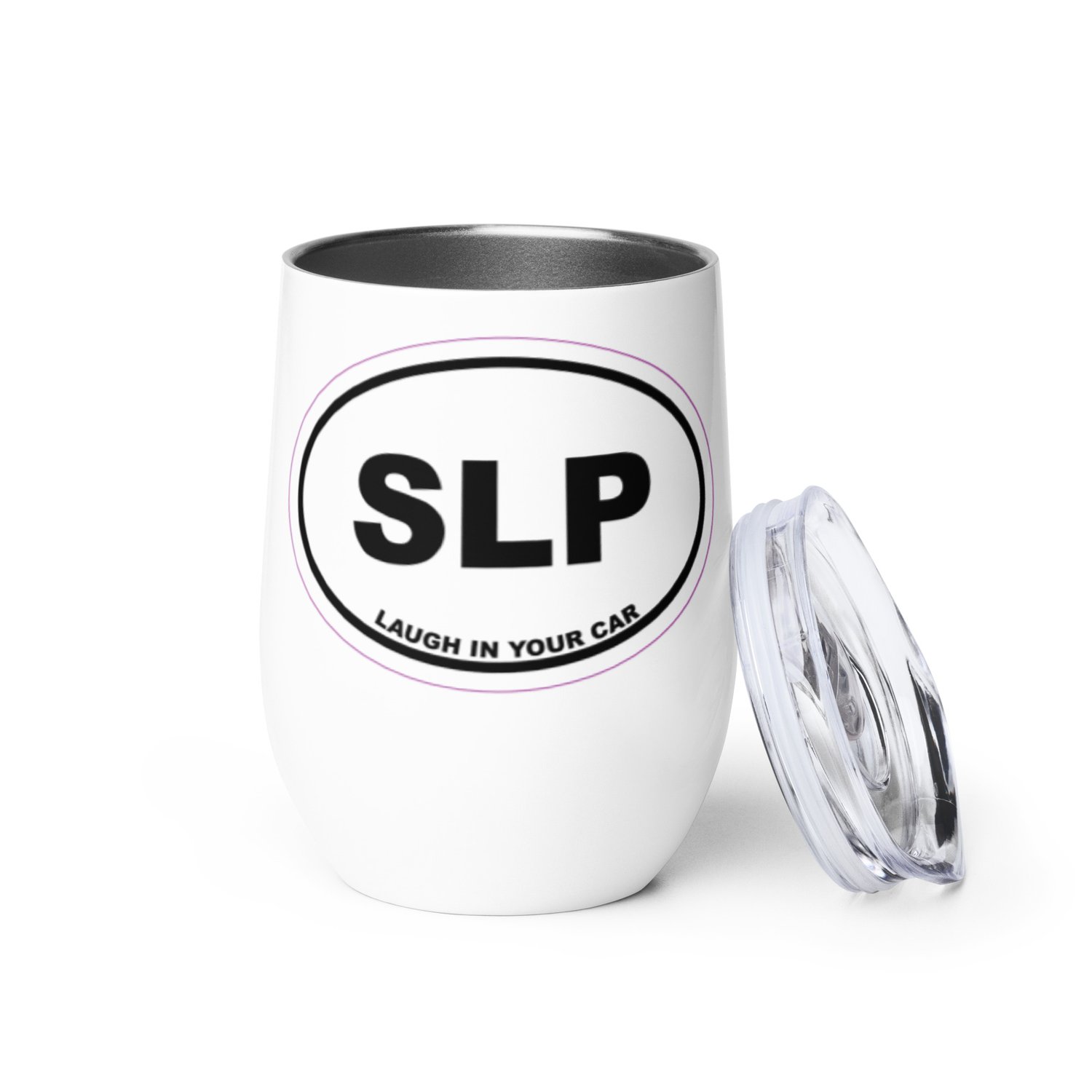 SLP Laugh in Your Car Mini Stainless Steel Tumbler — ZARASpeech Company