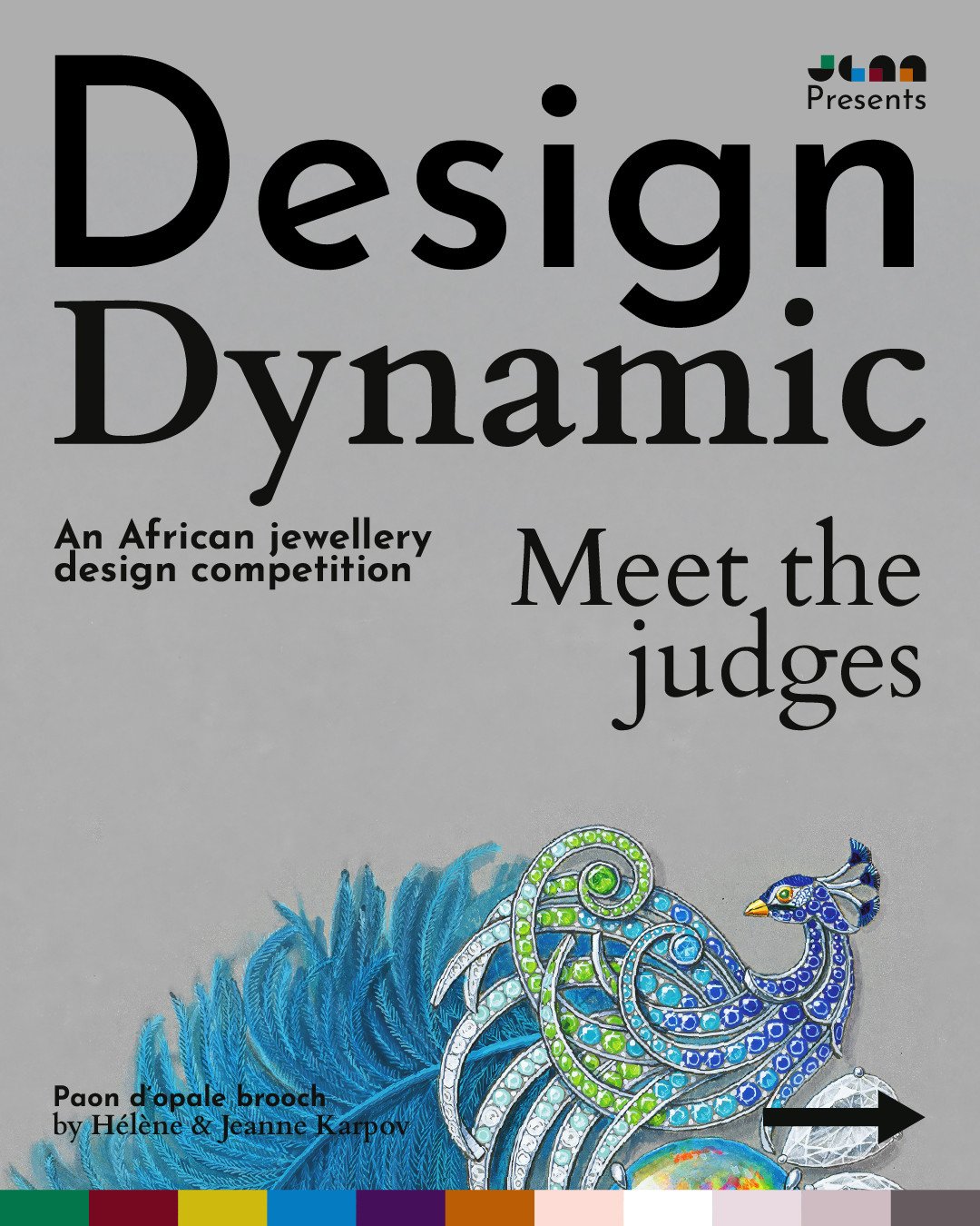 🎨💍 Design/Gouache Competition⁠
⁠
Our creation &ldquo;Opal Peacock&rdquo; proudly features on the official poster of the Design Dynamic Competition, celebrating the creativity of designers from across Africa and its diaspora. 🌍💎⁠
⁠
We&rsquo;re als
