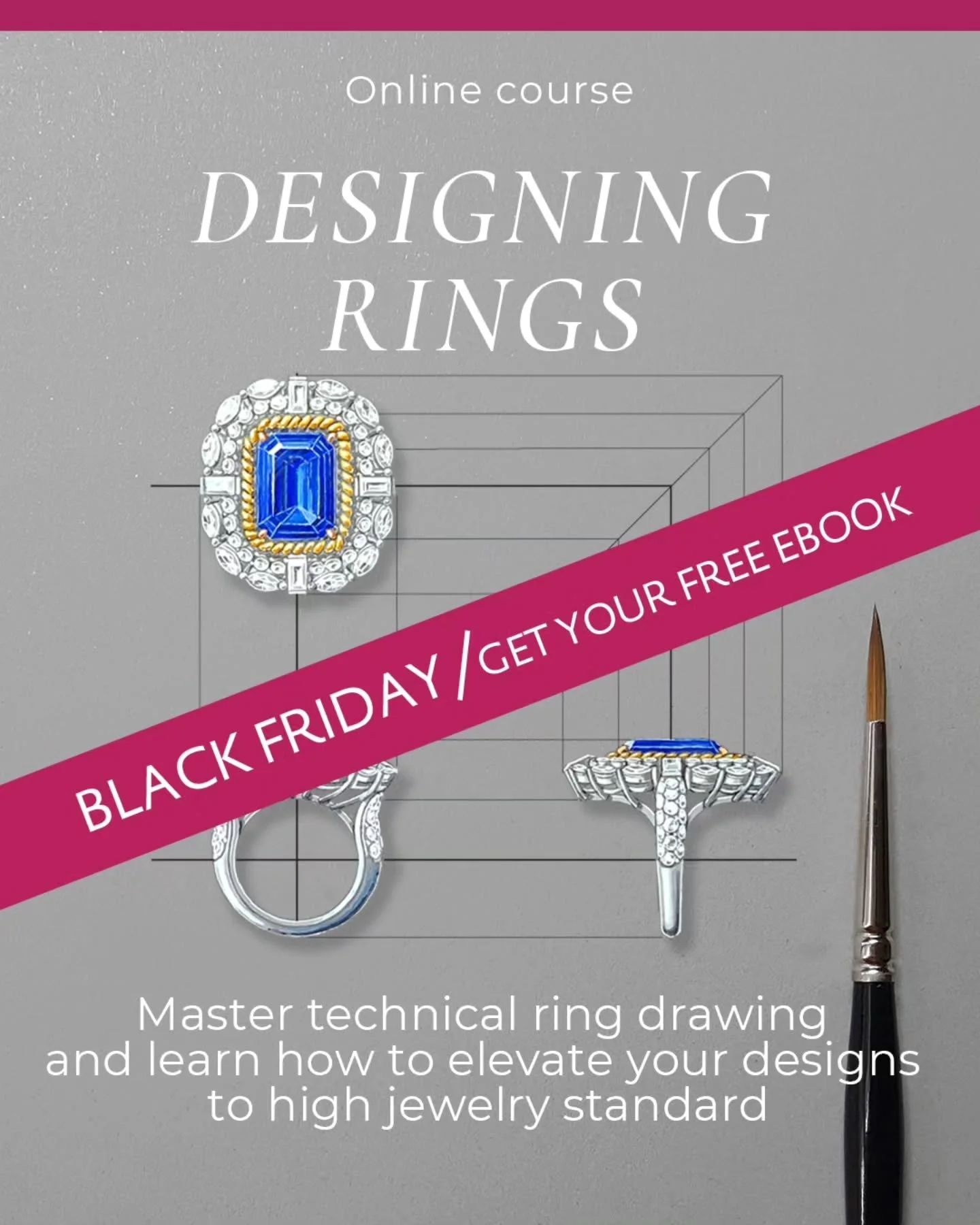 💍🎁 Comment  LIEN VERS LES COURS  ci-dessous pour apprendre à concevoir des bagues et recevoir votre e-book gratuit ! »

Les bagues sont les bijoux les plus vendus au monde. Maîtriser leur conception peut faire de vous le créateur idéal.