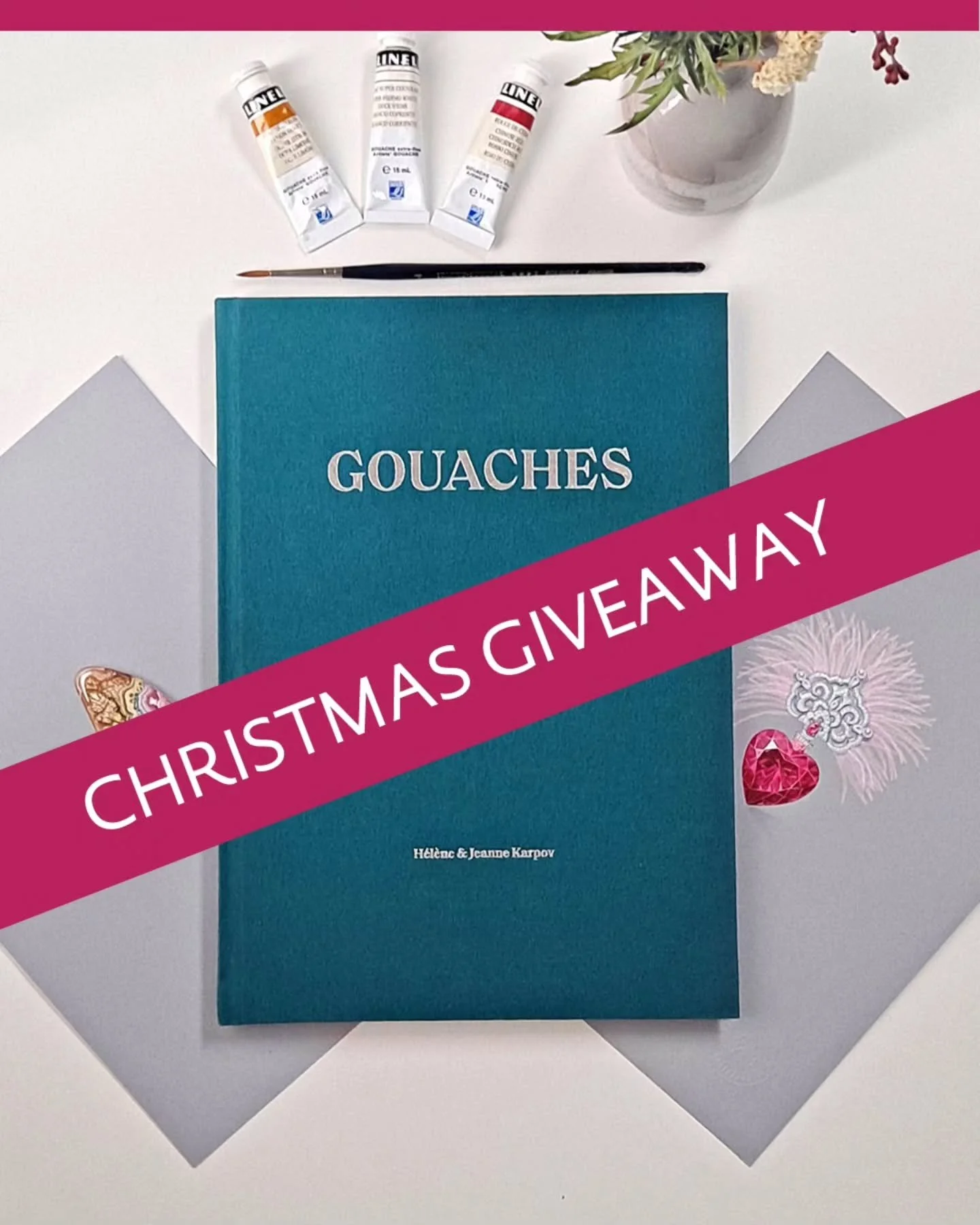 🎄 Save this post so you don't miss the winner announcement !

(And if you'd like to know a little more about our book Gouaches, just comment DREAM BOOK)
⁠
The holidays are just around the corner, and to celebrate this magical time of year, we want t