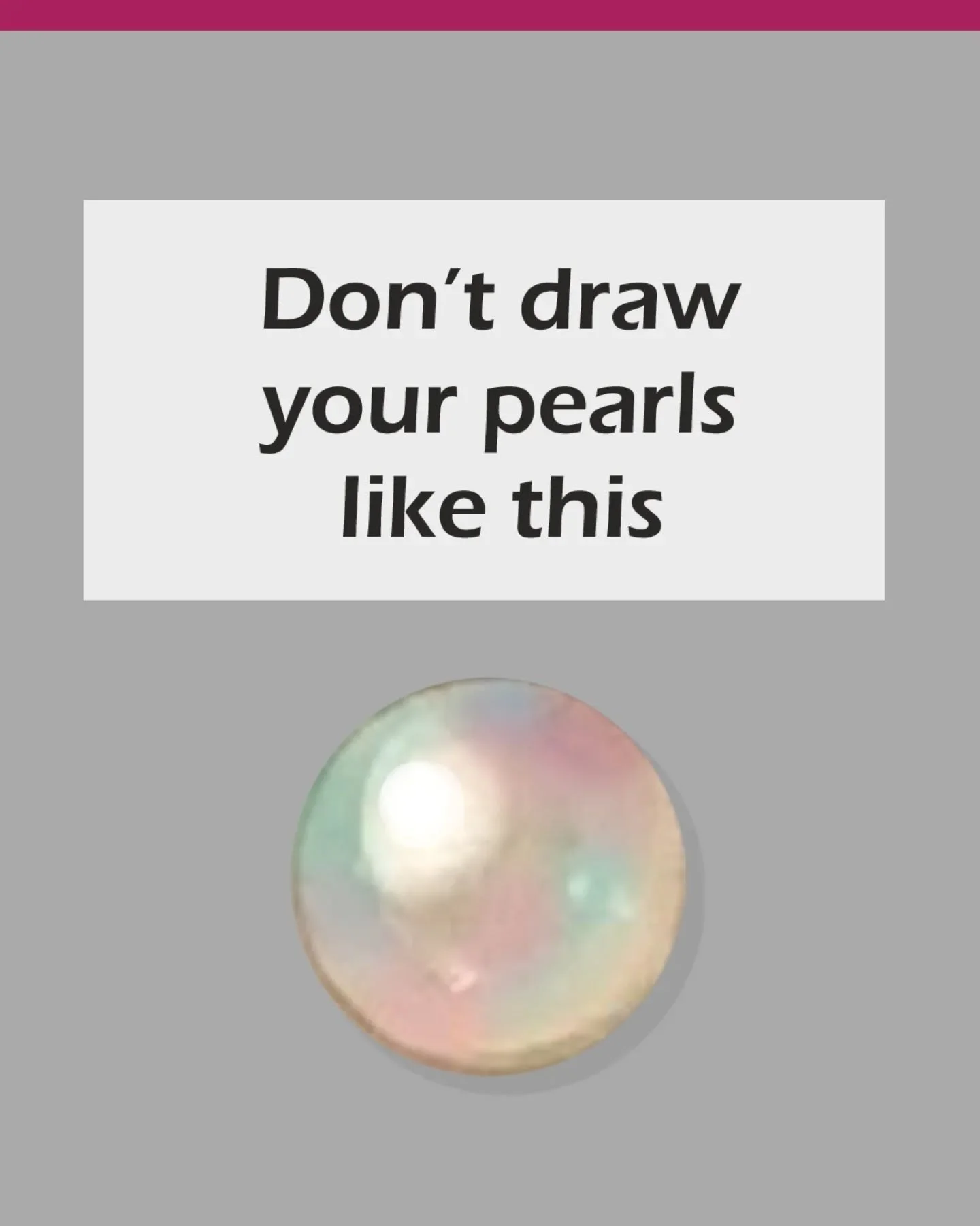 Comment WINGS pour recevoir le modèle et apprendre à peindre des perles avec nous. ✨

Nous constatons souvent les mêmes erreurs lorsque les perles sont peintes à la gouache.

 1/ Le choix des couleurs
Le rose, le vert et le bleu sont souvent utilisés pour suggérer l'irisation. 