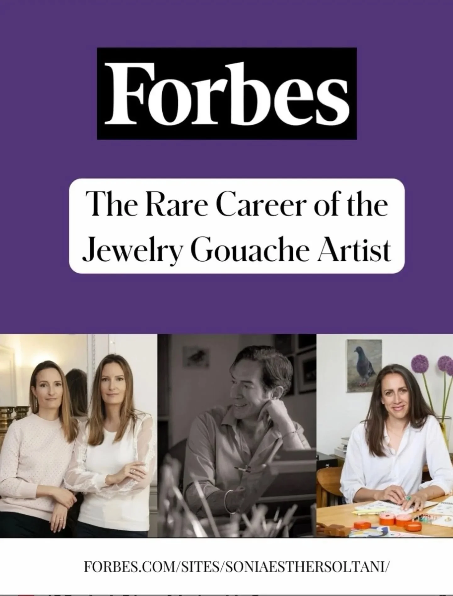 🎨 L'art de la gouache en joaillerie présenté dans Forbes.

Cette technique française, à la fois discrète et essentielle, qui est au cœur des grandes maisons de joaillerie, reste largement méconnue, et ceux qui la pratiquent restent trop souvent dans l'ombre.

Merci à @soniaesthersoltani f