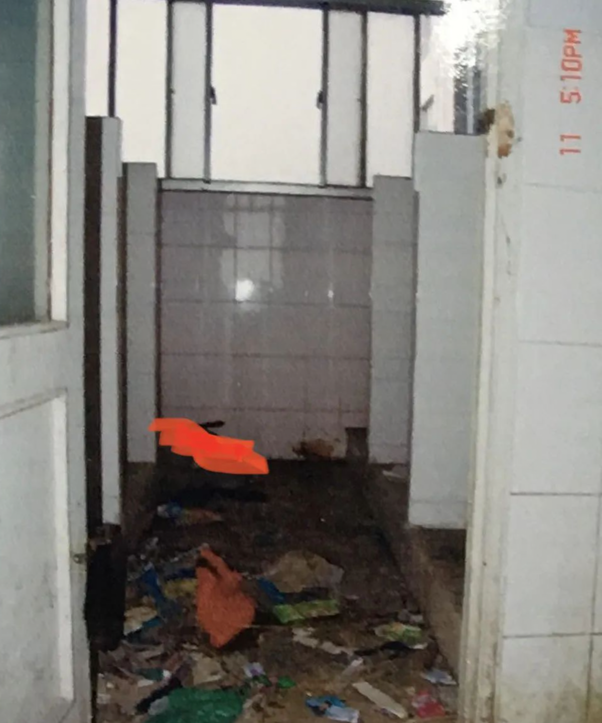 Inside the restroom