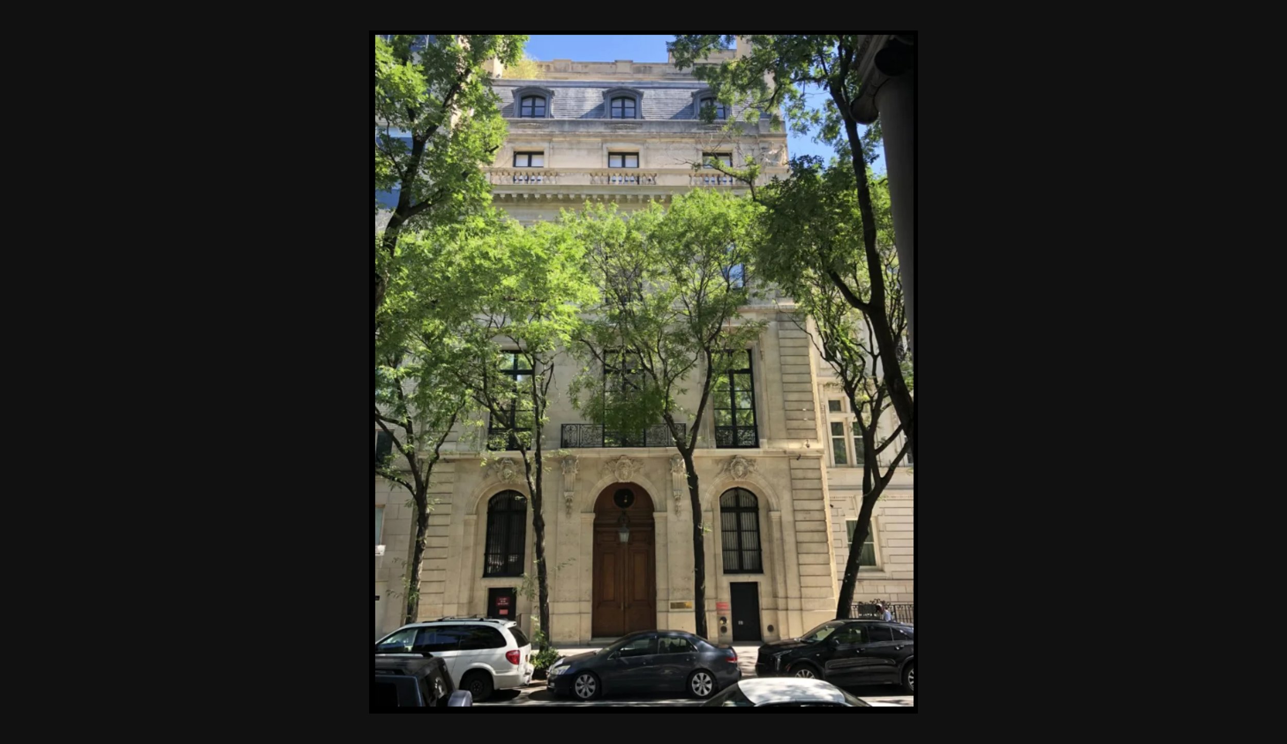  &nbsp;Epstein’s New York mansion 