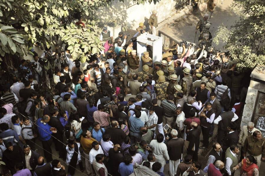  The public during the guilty verdict 