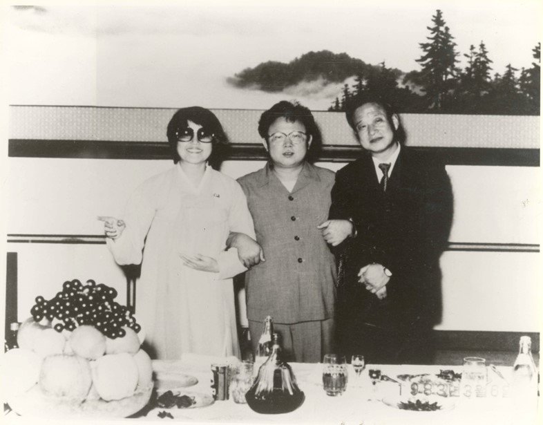  Choi Eun-hee, Kim Jong-il and Shin Sang-ok 