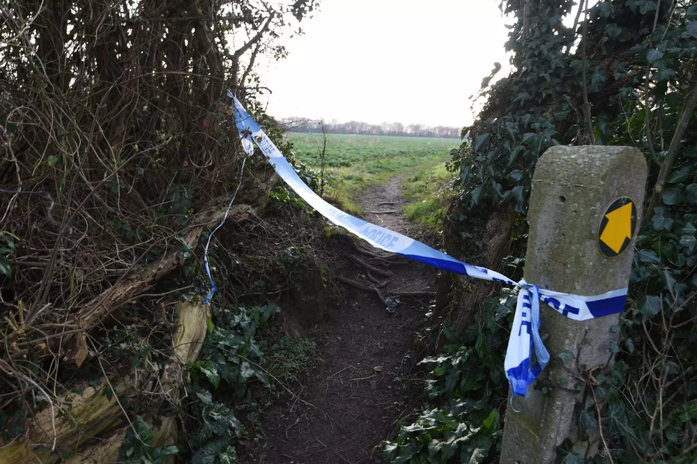 Area where police were investigating after Brianna was murdered 
