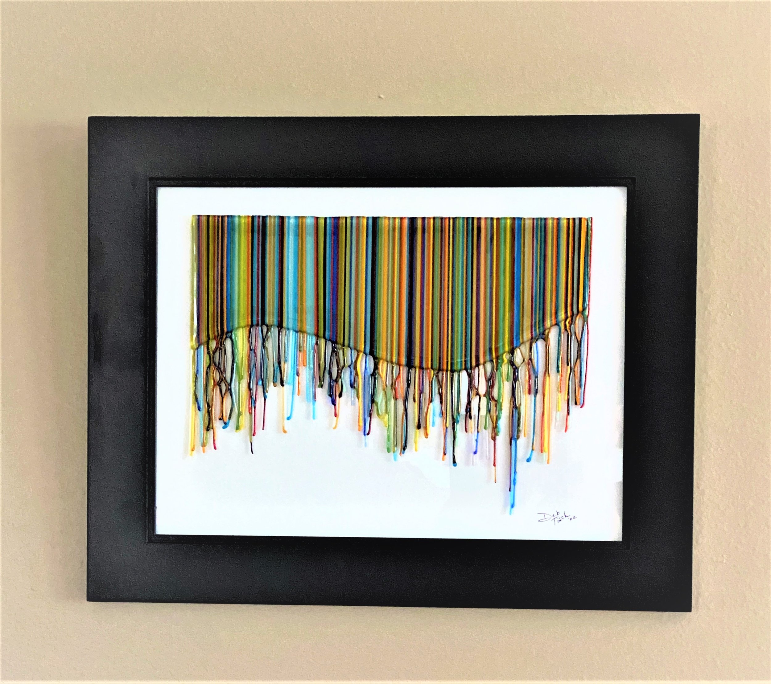Dripping Glass
Fused Glass in Frame
9" x 12"
$200