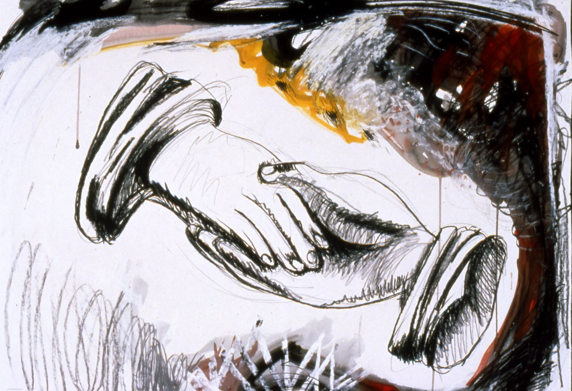 Friendship with Josie. Drawing. 22" x 30".