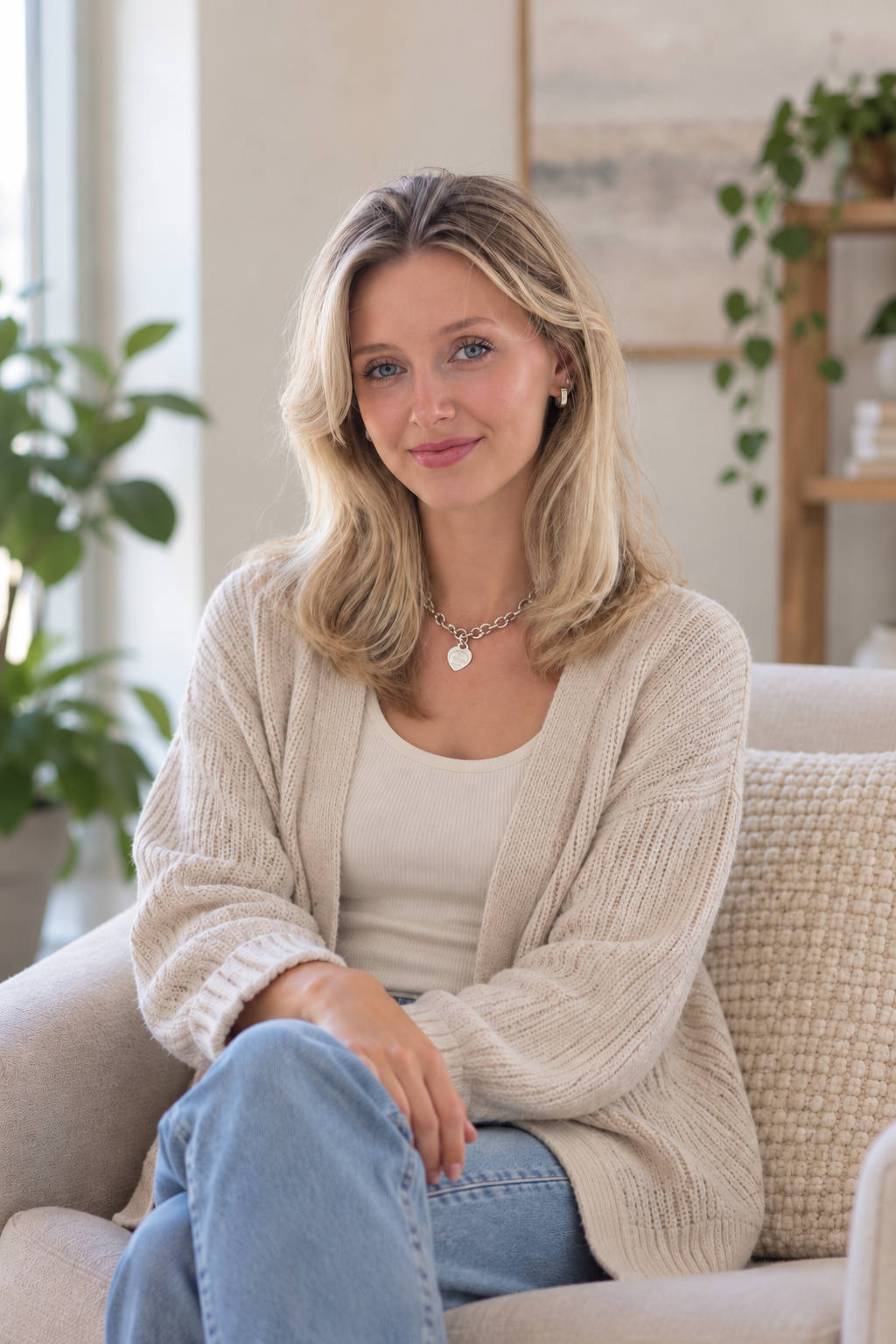 Calming OCD counselor. Gentle and inviting. Non-judgmental and warm. female you can trust.