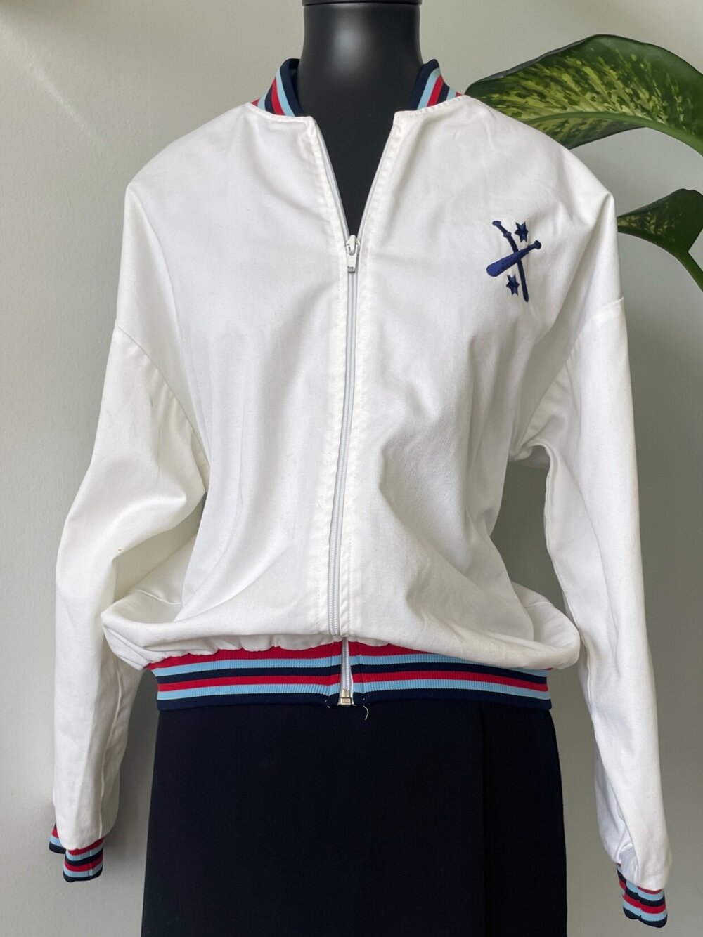Vintage baseball bomber jacket sale