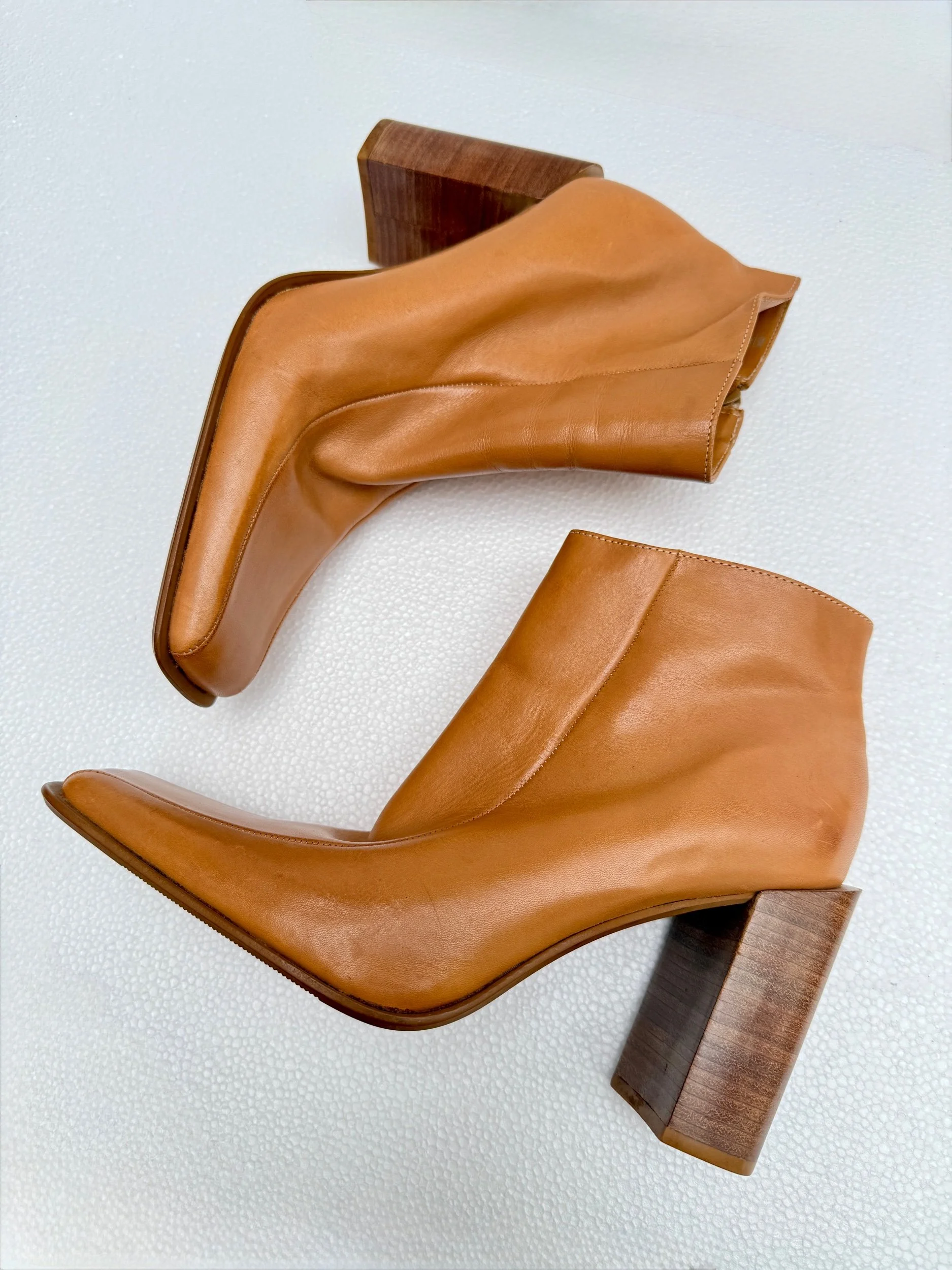 Cashew Square Toe Bootie