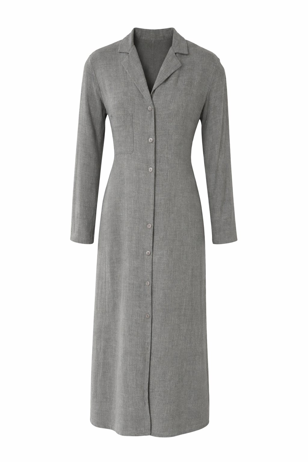 Vintage 1990s Heathered Shirtdress