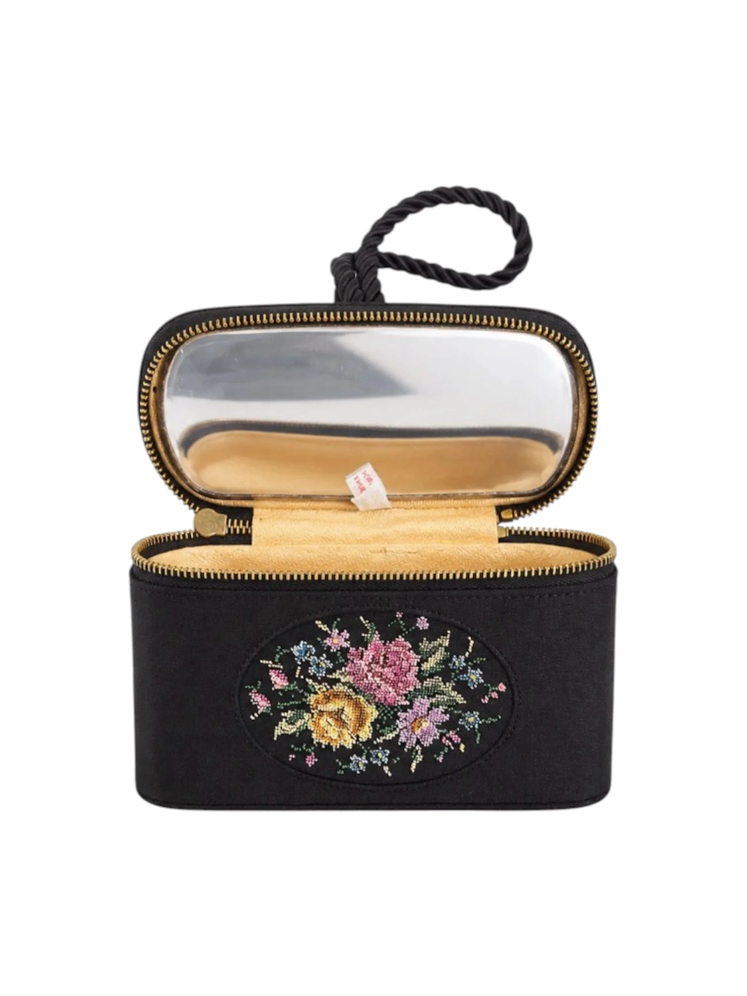 1960s Needlepoint Box Bag