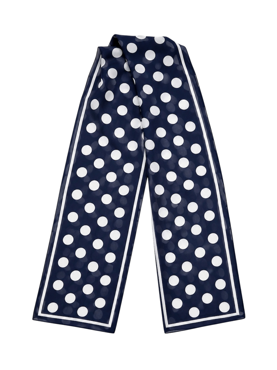 Midnight Polka Dot Scarf