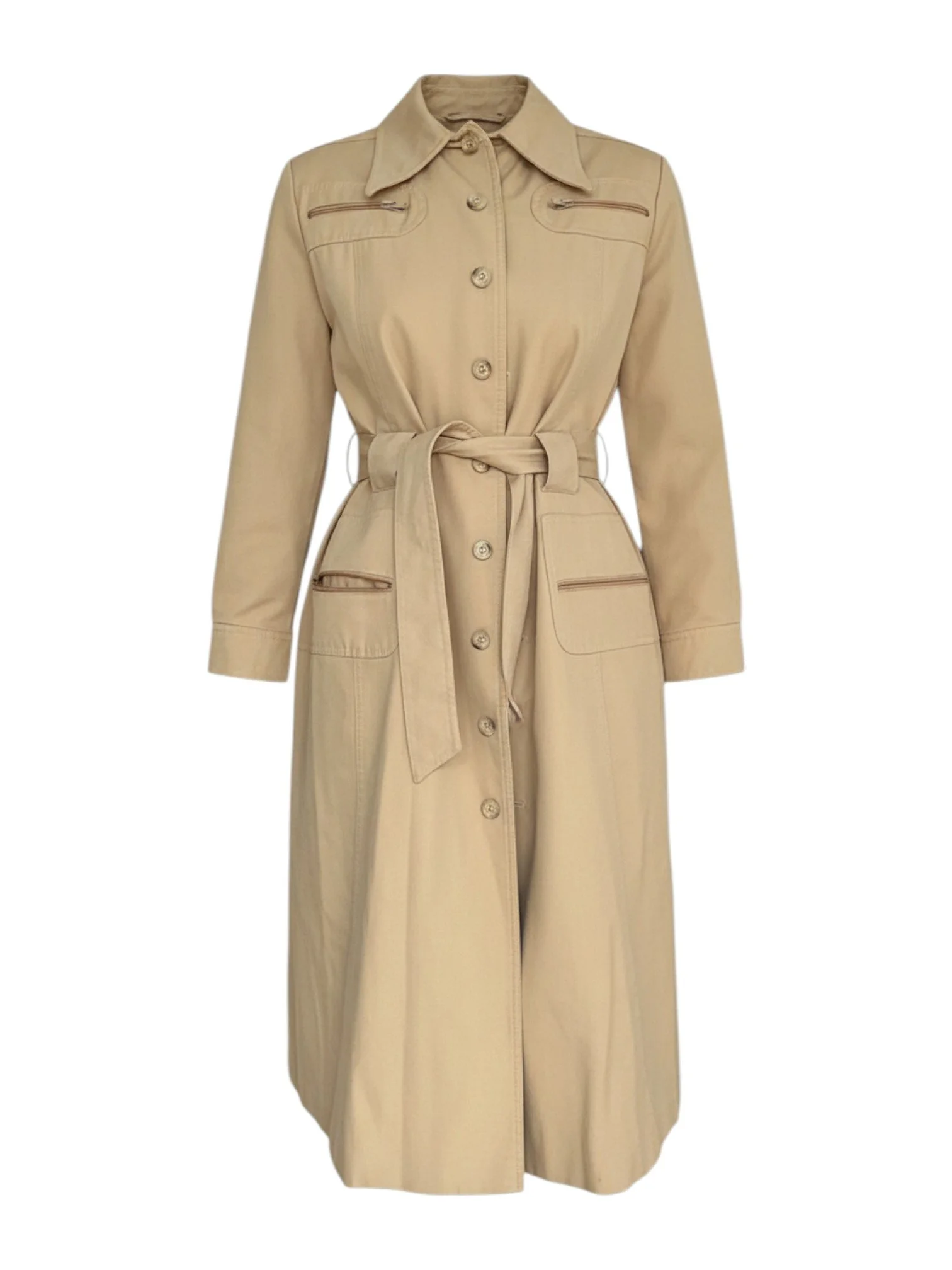 1970s Cargo Trench Coat