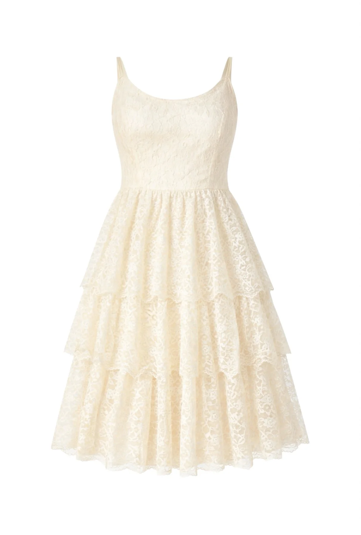 Tiered Lace Cupcake Dress