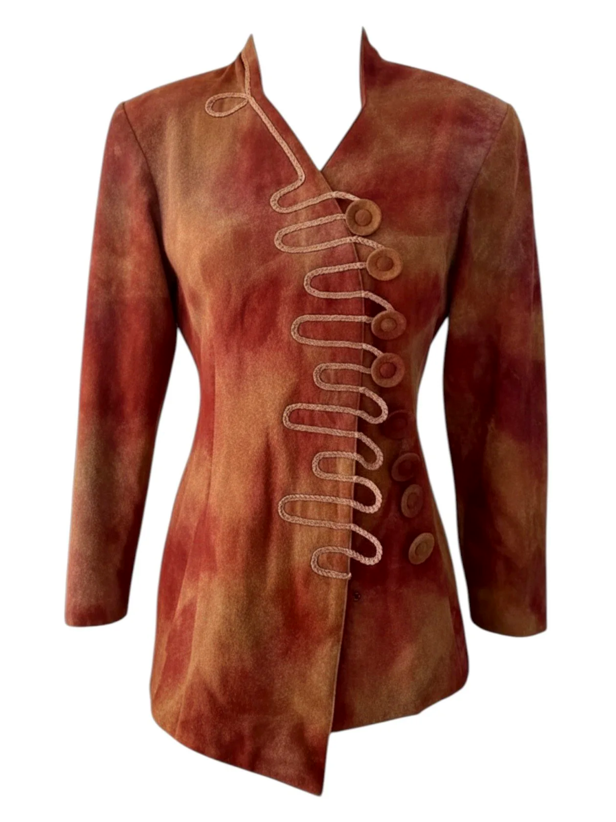 Vintage Abstract Roped Blazer