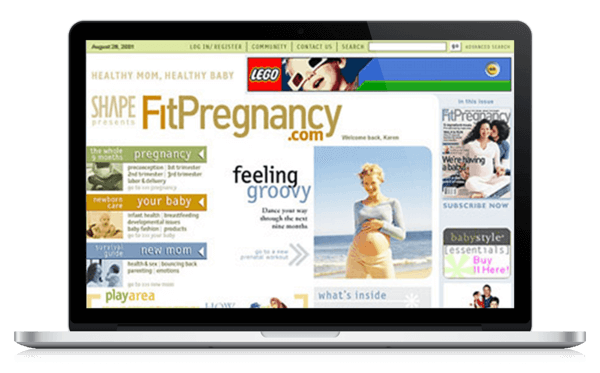 Fit Pregnancy Magazine Website