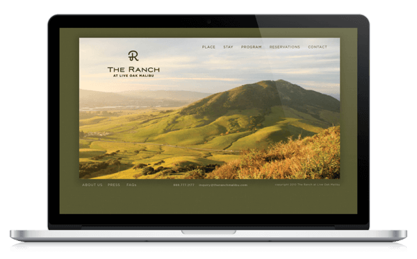The Ranch at Live Oak Malibu Website