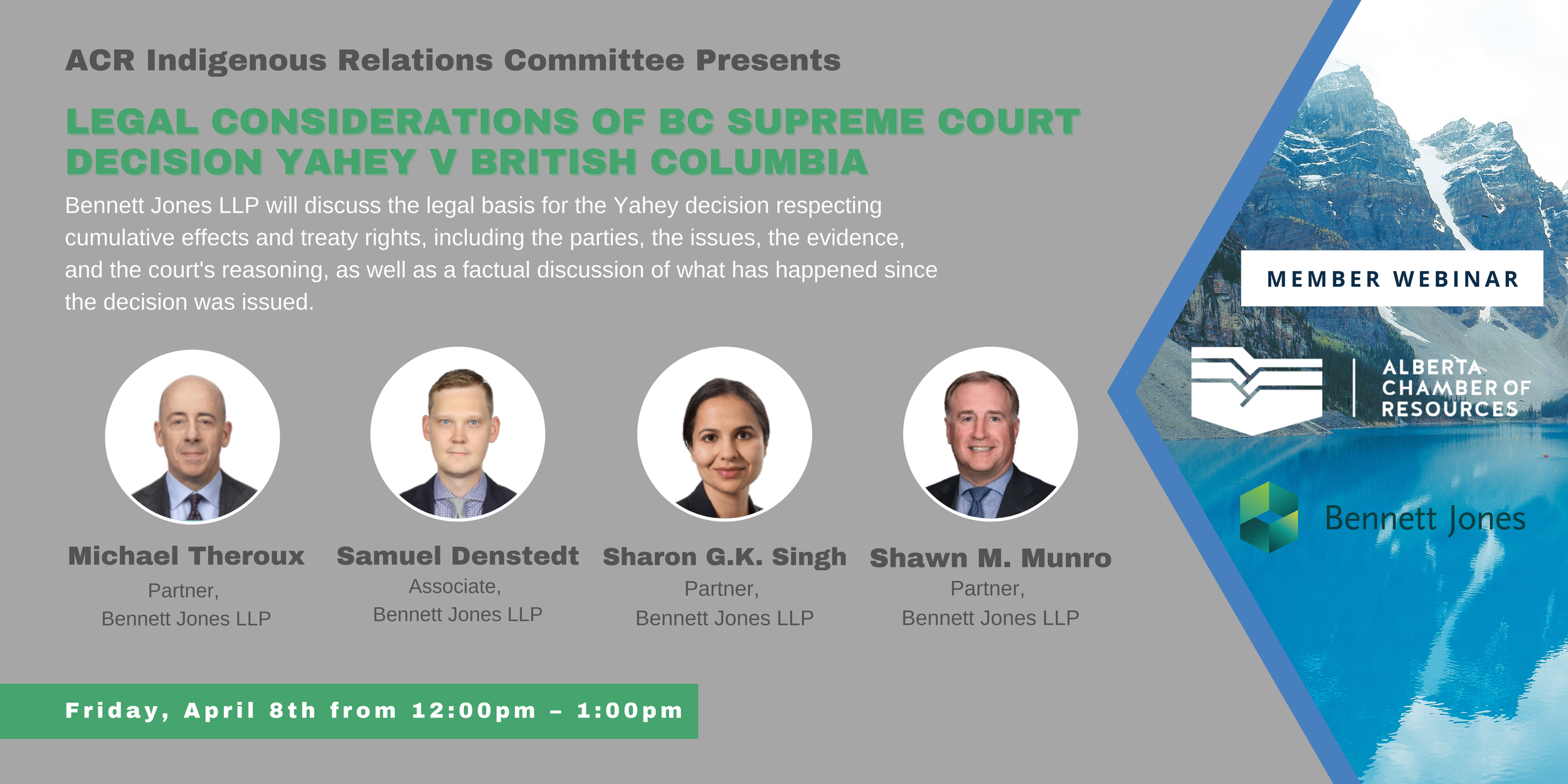 Legal Considerations of BC Supreme Court Decision Yahey v. British ...