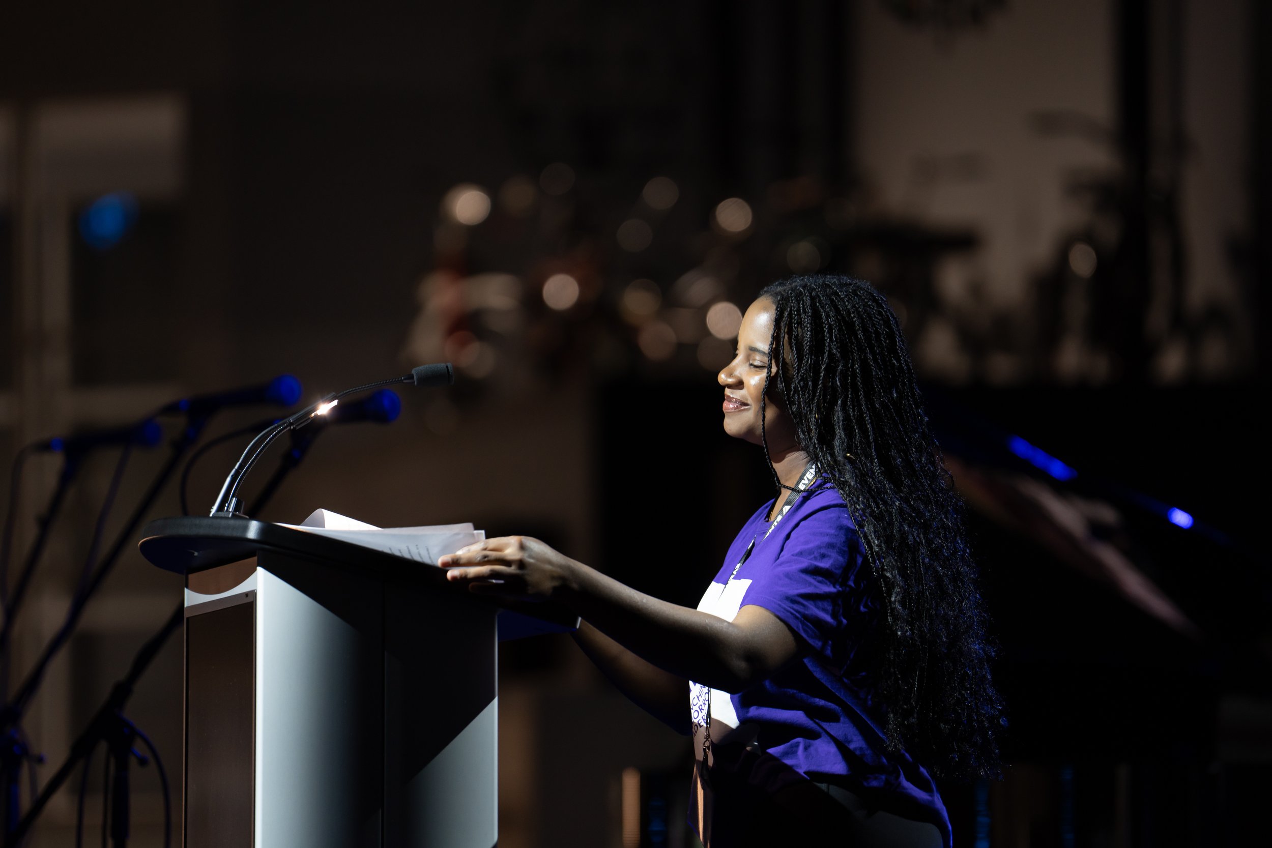 Our vibrant Catapult youth speaker - Salama