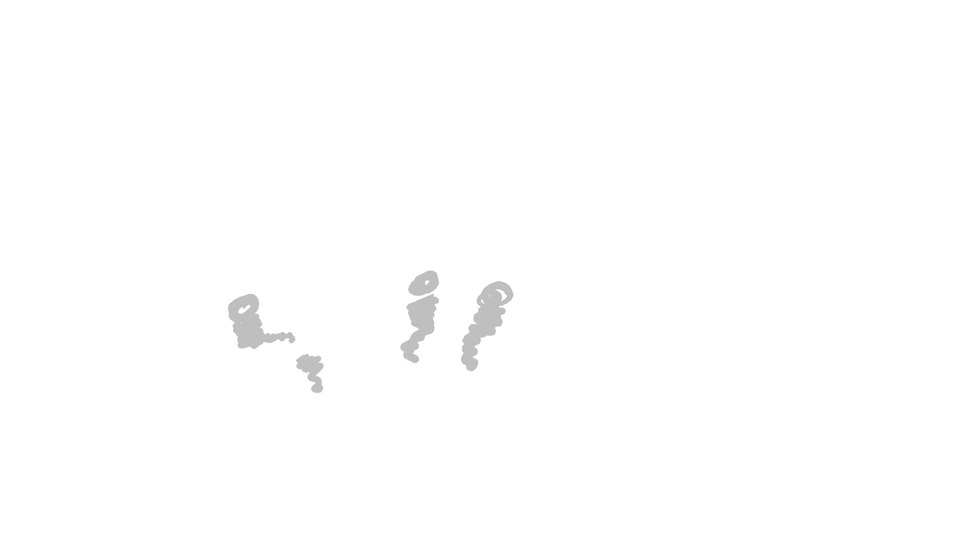 A sketch of an abstract light fixture.