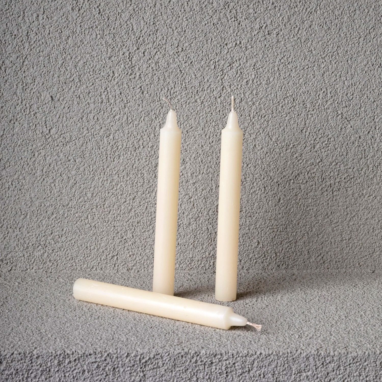 Ecofriendly Sanded candle (set of 3)