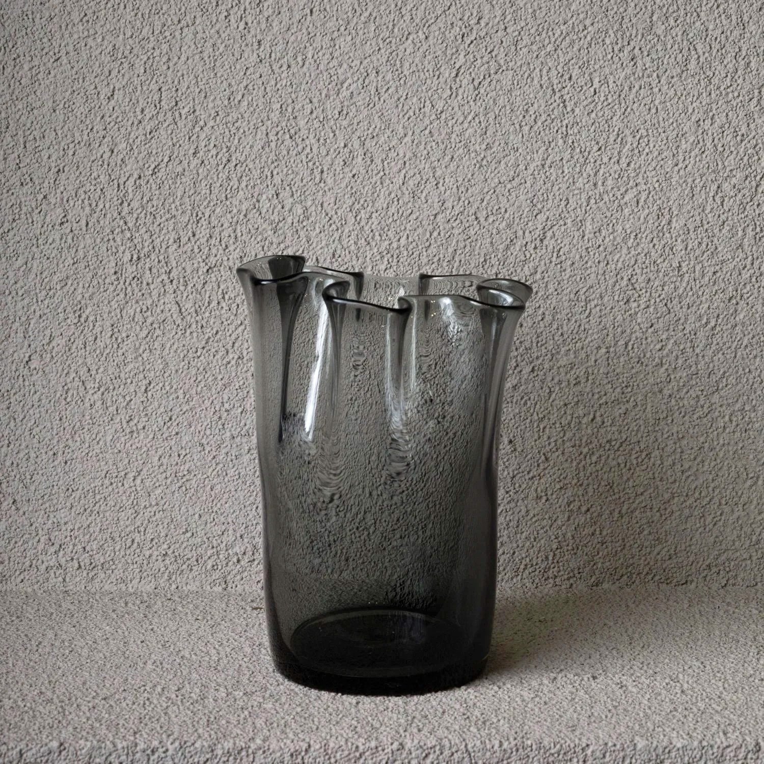 Premium mouthblown Fumé Vase
