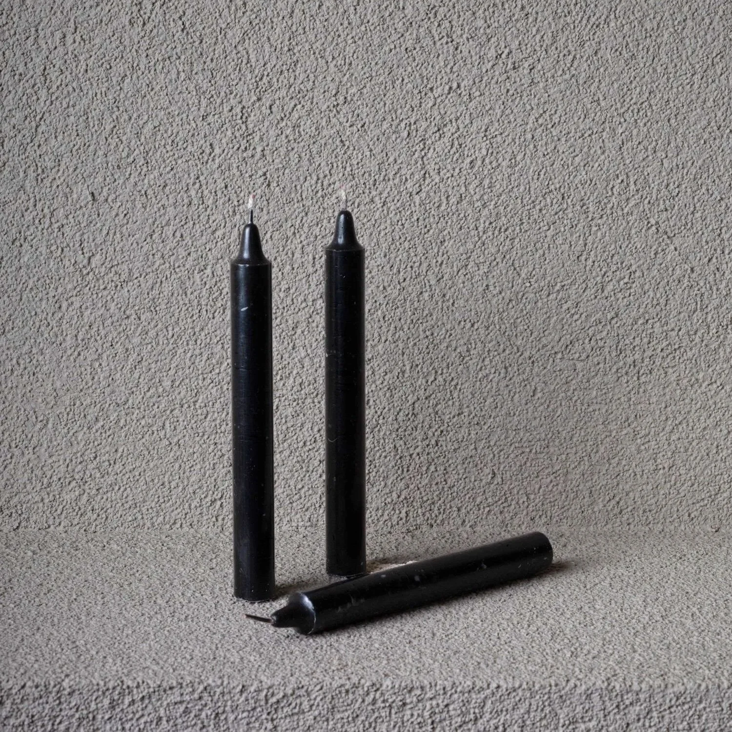 Ecofriendly Dark candle (set of 3)