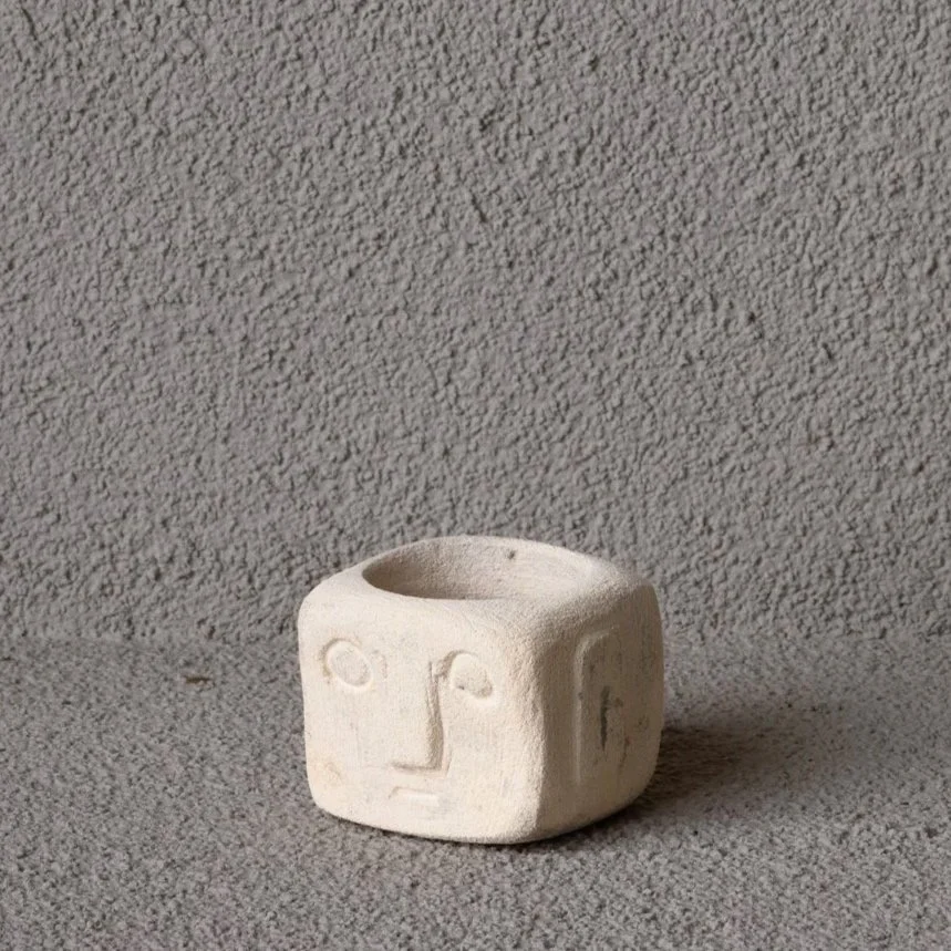 Sculptured Candle Holder