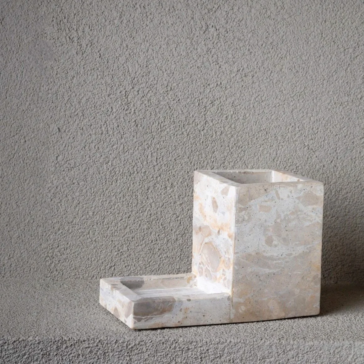 Elegant greige Desk Organizer