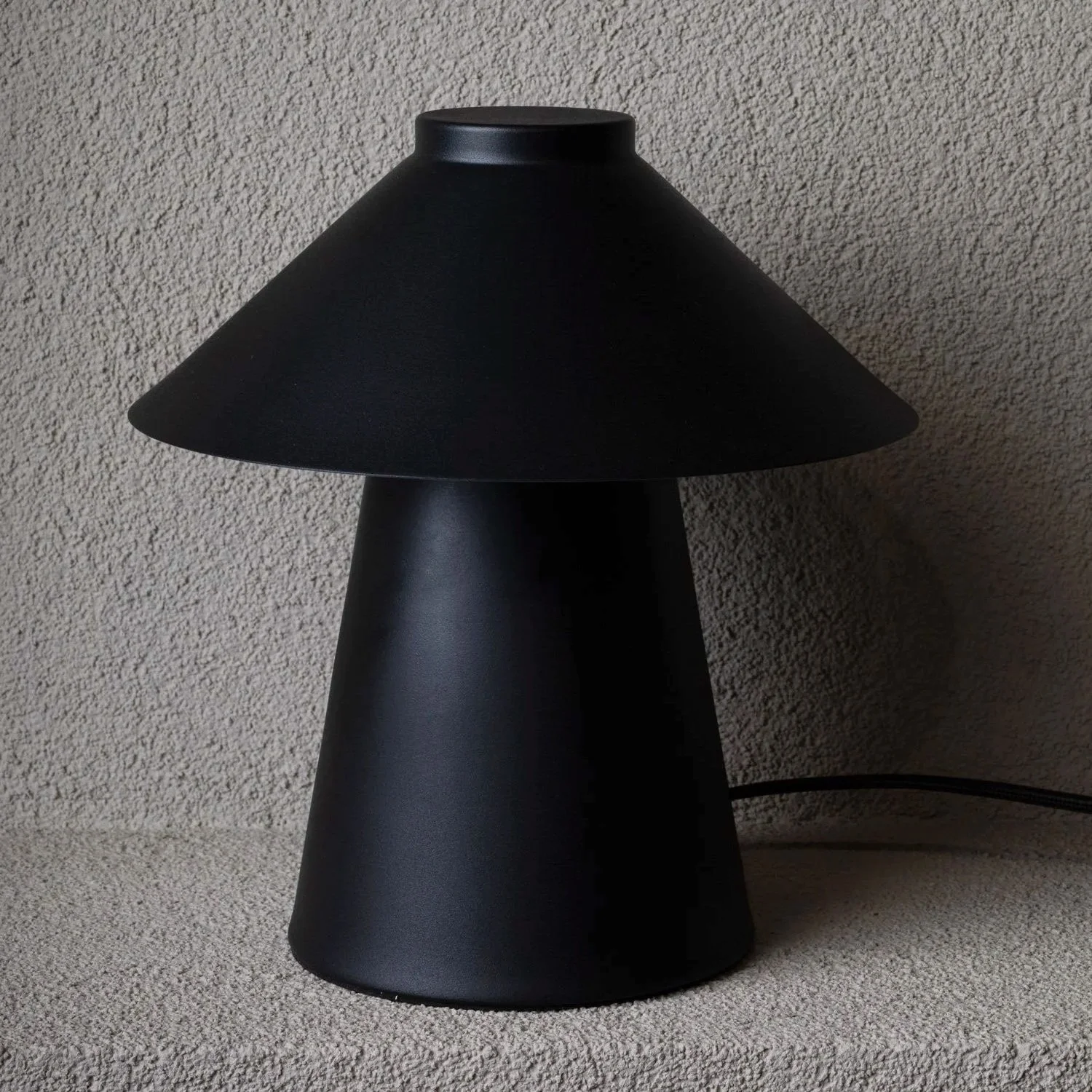 Unique dark table lamp