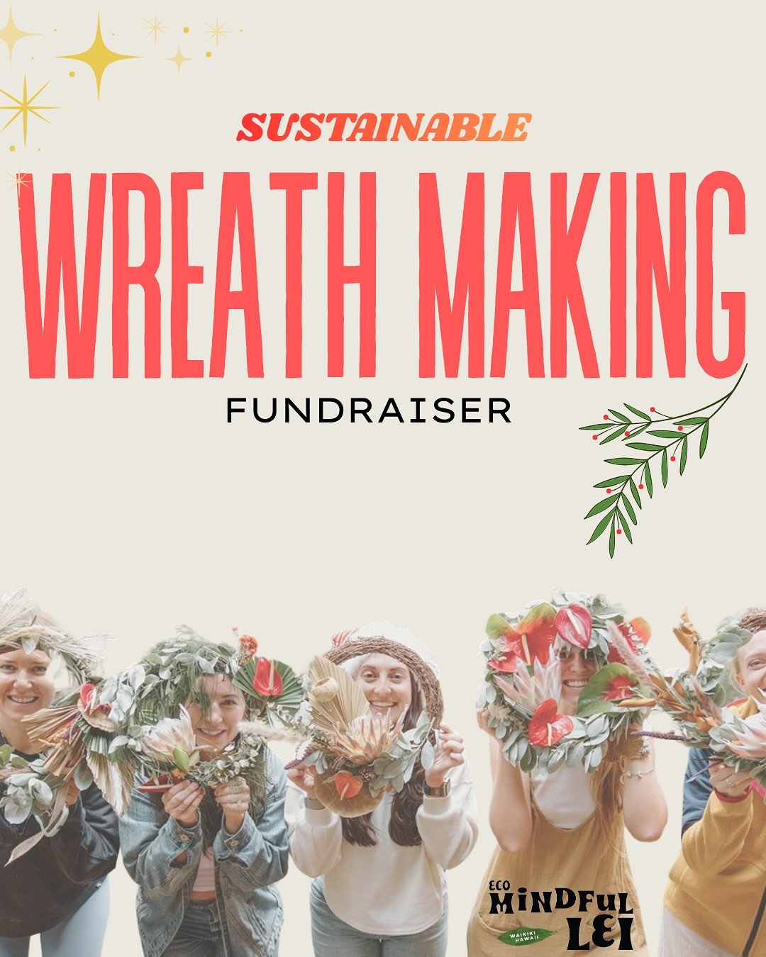 Get into the local holiday spirit!

Join us for our 5th annual sustainable wreath making workshop. We will be using locally grown and foraged greenery &amp; flowers. 

You&rsquo;ll leave with a one-of-a-kind creation and that good feeling that comes 