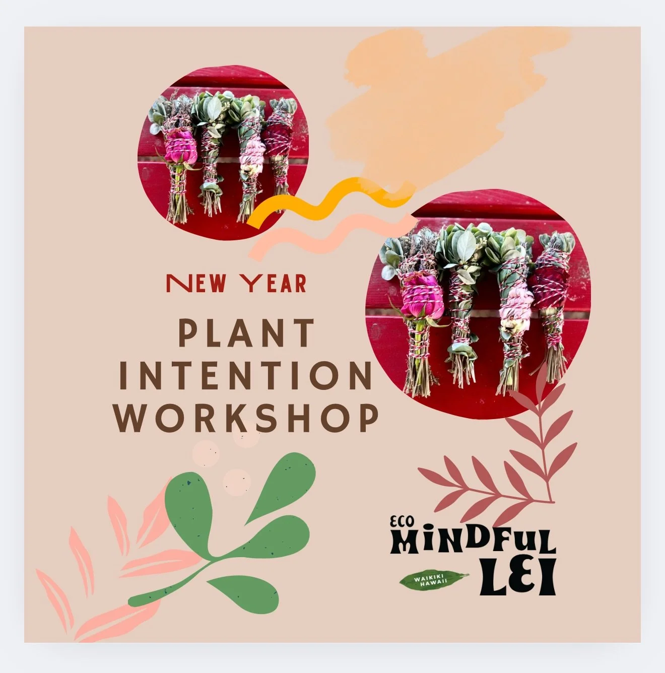 ✨ Community Offering ✨
Plant Intention Workshop 2026
Yoga Under the Palms &mdash; Kaimukī
Jan 3 &bull; 6pm

A gentle space to slow down, gather, breathe, create, and realign for the year ahead.

It&rsquo;s the perfect time of year for:

&bull; Mindfu